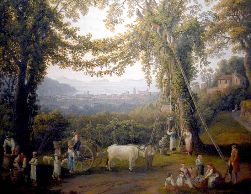 Vendanges dautrefois ou Lautomne, Jacob Philipp Hackert